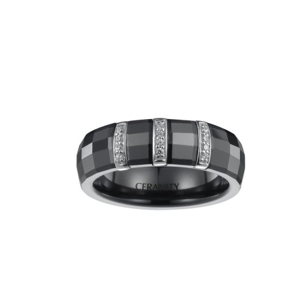 bague ceramique argent ceranity